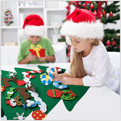 CILIFER® 🎄 Felt Interactive Christmas Tree for Kids