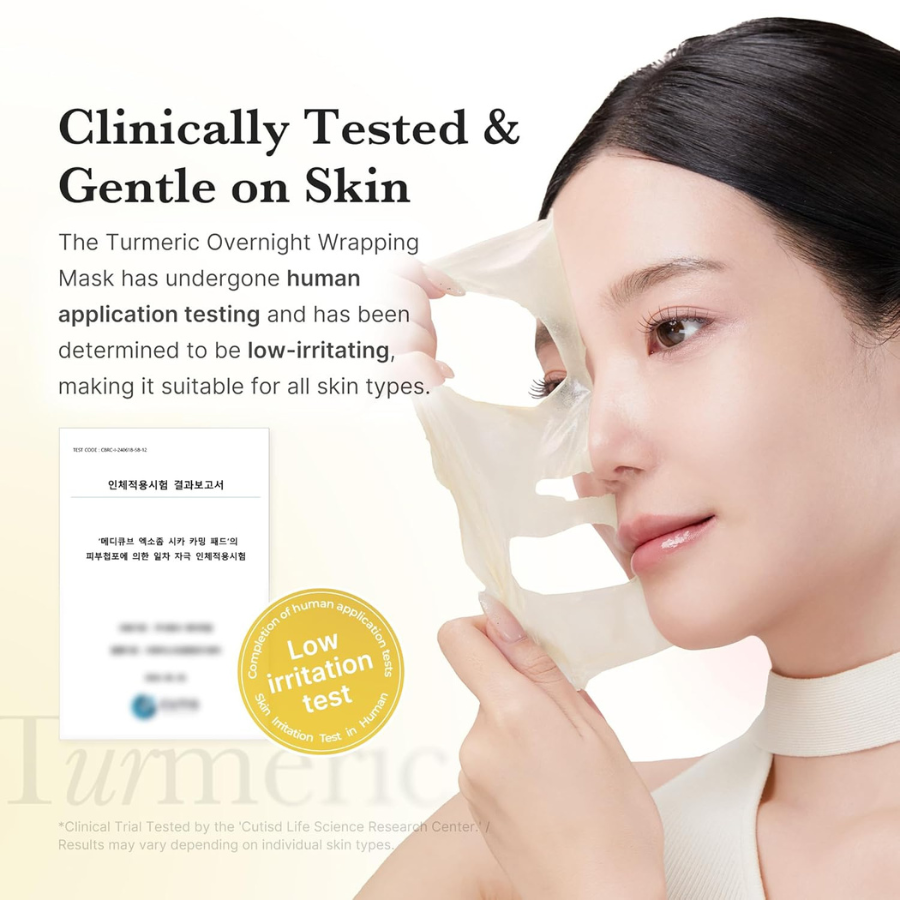 LUHAKA®  Kojic Acid Turmeric Night Wrapping Mask