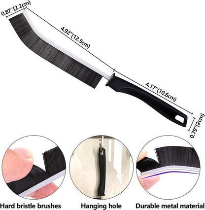 CZTICLE® 5 Pcs Crevice Cleaning Hard Bristle Brush Multifunctional for Bathroom Kitchen