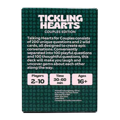 CILIFER® Talking Hearts Couples Card Game