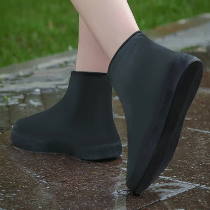 Waterproof Rain Shoe Cover – Non-slip sole & easy on/off – Reusable.