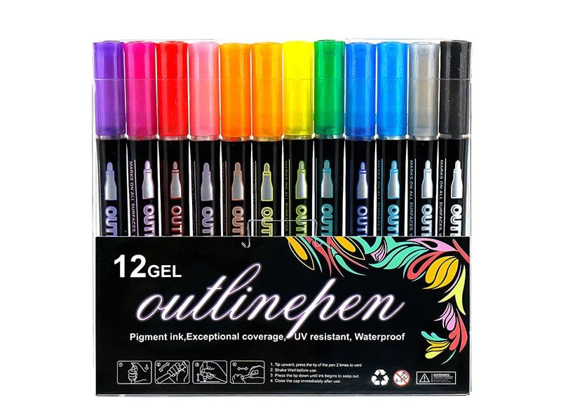 Set of 12 colors