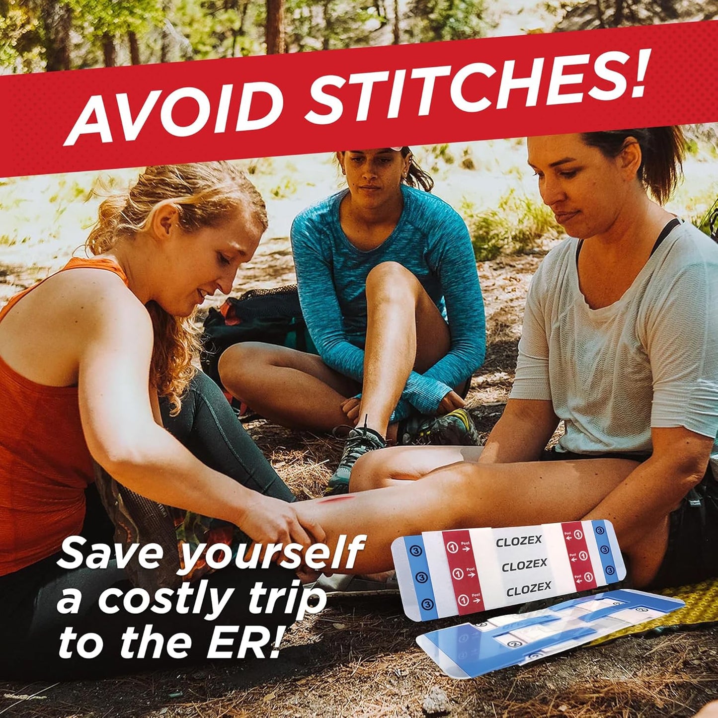 Cilifer® Emergency Laceration Closures - Repair Wounds Without Stitches. FSA HSA Eligible Skin Closure Device for 2 Individual Wounds Or Combine for Total Length of 2 Inches