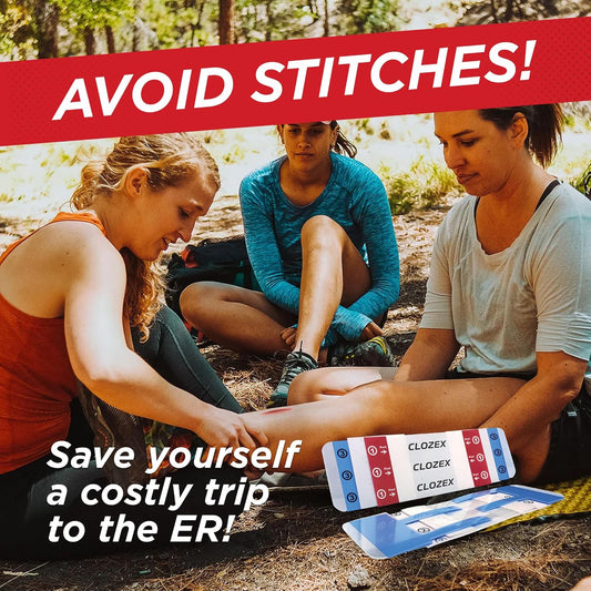 Cilifer® Emergency Laceration Closures - Repair Wounds Without Stitches. FSA HSA Eligible Skin Closure Device for 2 Individual Wounds Or Combine for Total Length of 2 Inches
