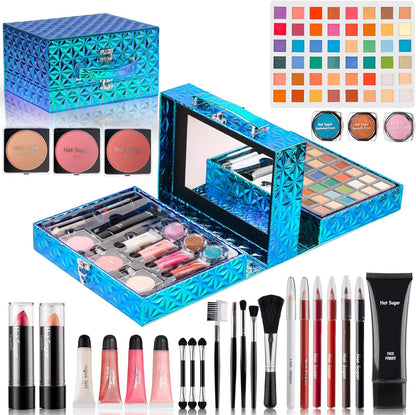 CILIFER® Girl's birthday and Christmas makeup gift set. Complete set of women's entry-level makeup kit, including cosmetics and makeup tools