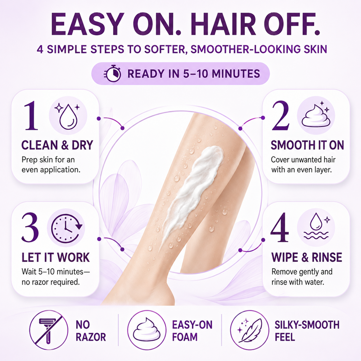 LUHAKA® Spray Hair Remover with Skin - Loving Ingredients, 5 oz