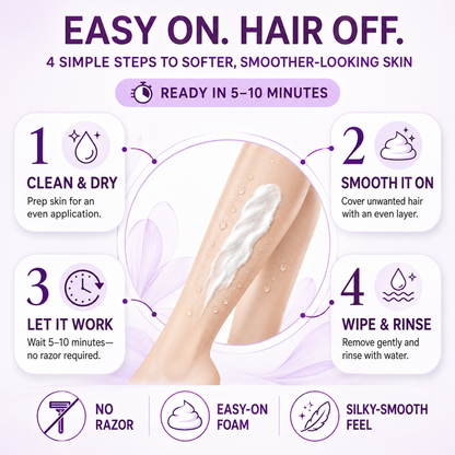 LUHAKA® Spray Hair Remover with Skin - Loving Ingredients, 5 oz