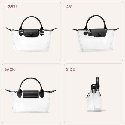 SFRCORD® PVC Bag Clear Stadium Approved Crossbody Handbags For Concerts Sports Events