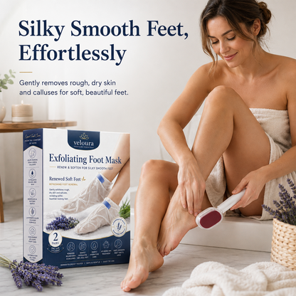 Double-Sided  Foot File Callus Remover & Foot Peeling Mask