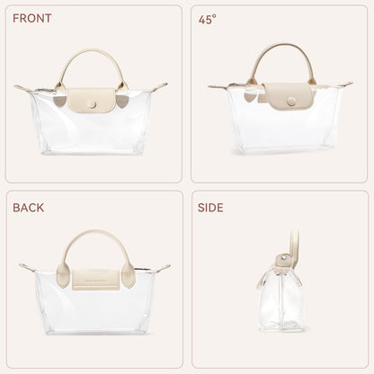 SFRCORD® PVC Bag Clear Stadium Approved Crossbody Handbags For Concerts Sports Events