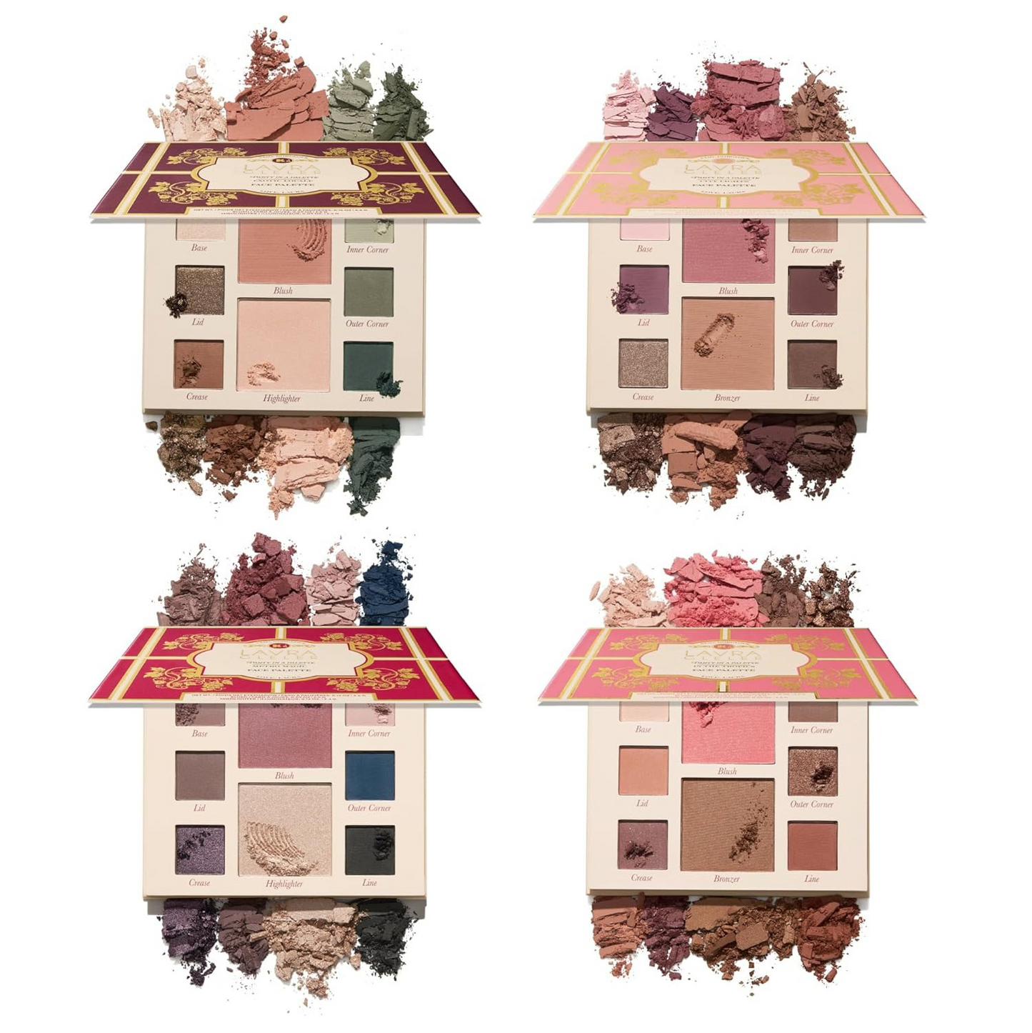 LAVRA GLELER NEW YORK Annual Party in a Palette Full Face Palette Set (01 Ready to Jetset!)