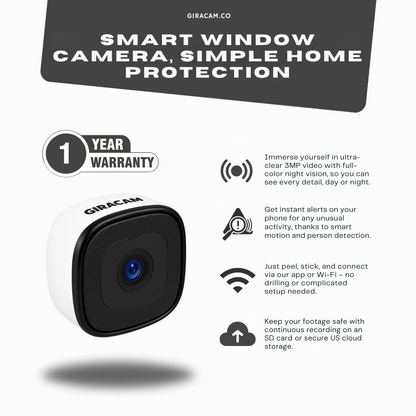 CZTICLE® 3MP W150 Window Camera