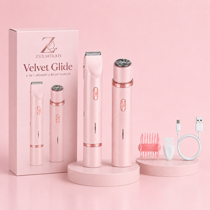 Velvet Glide | 2-in-1 Men & Women Body Shaver