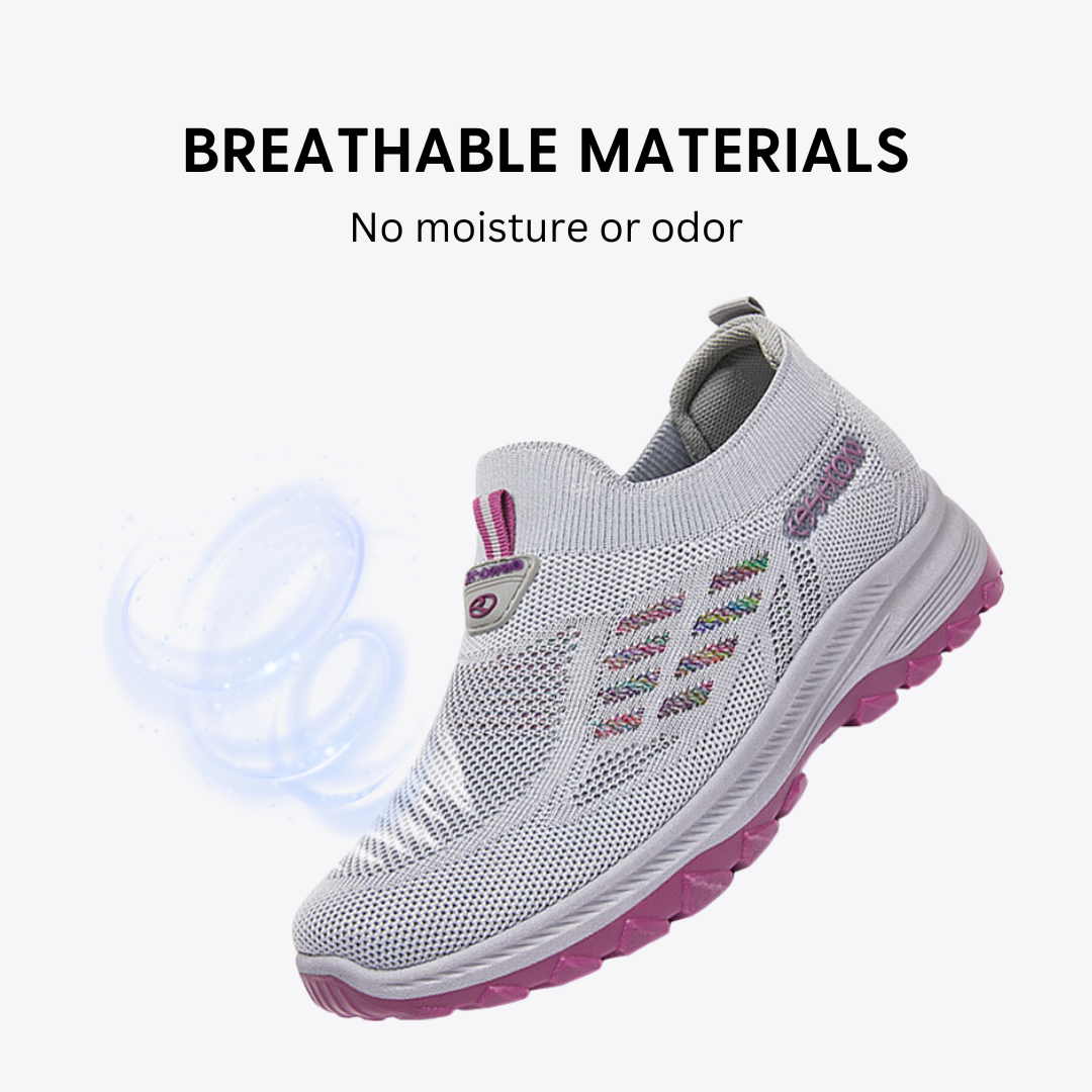 Women Orthopedic Shoes Breathable Arch-support Slip-on Casual Daily Wear