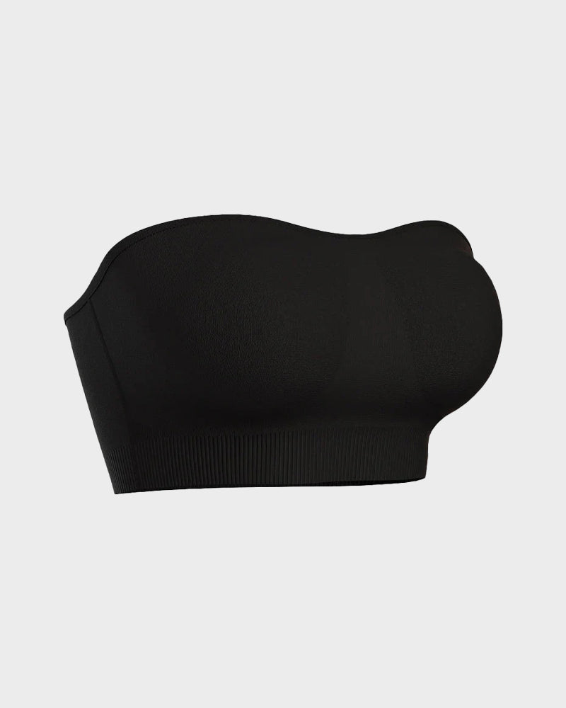 SFRCORD® Strapless Bras Non-Slip Silicone Padded Bandeau Bra(2 Pack)