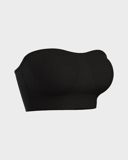 SFRCORD® Strapless Bras Non-Slip Silicone Padded Bandeau Bra(2 Pack)
