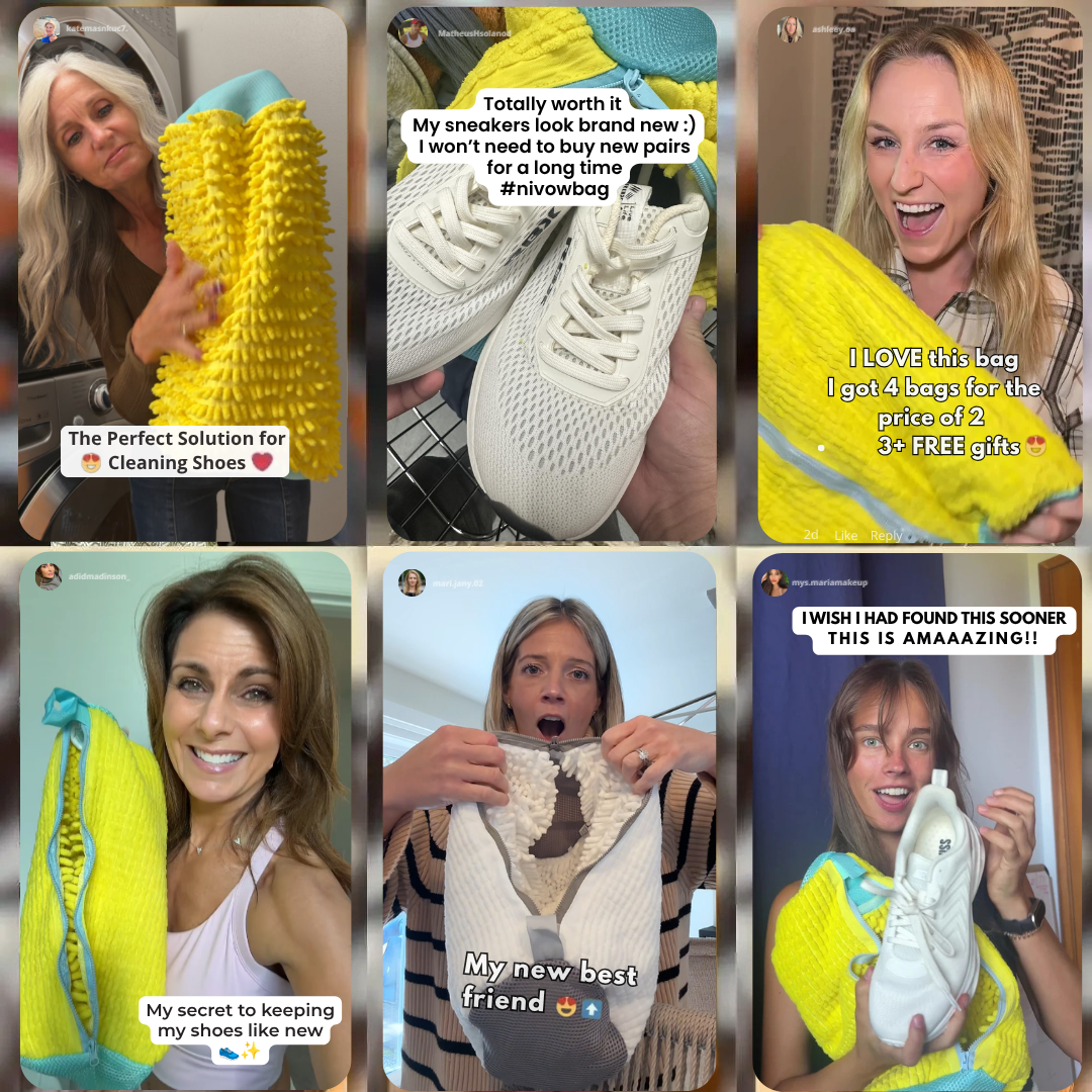 Reusable Laundry Shoe Bag for Washer And Dryer For All Shoe Types And Sizes