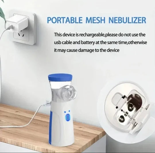 Portable Handheld Nebulizer Machine - Mini Portable Ultrasonic Quiet Nebulizer