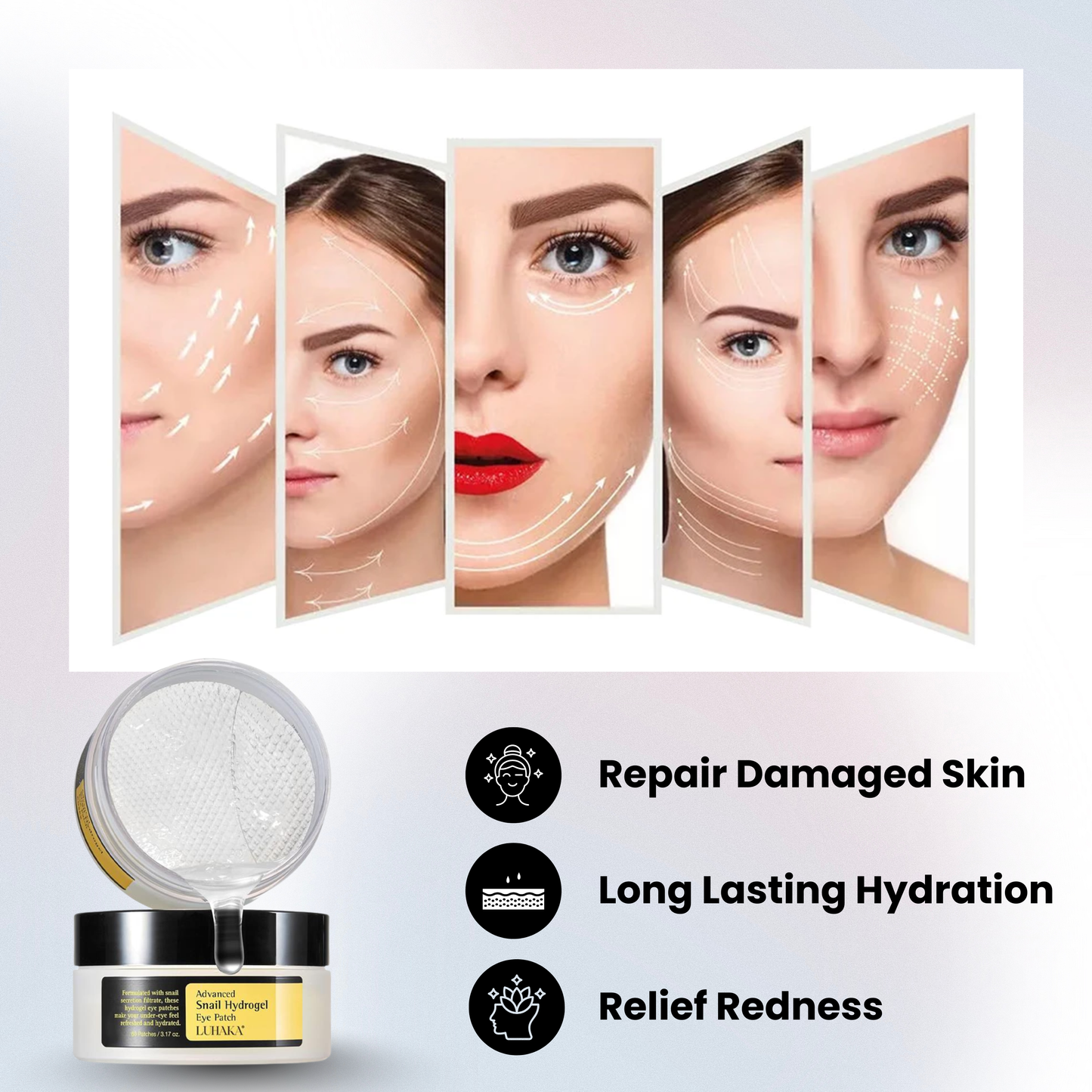 Luhaka® Advanced Snail Hydrogel Eye Patch