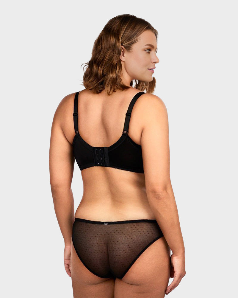 SFRCORD® Full Coverage Lace Minimizer Bra - Petal