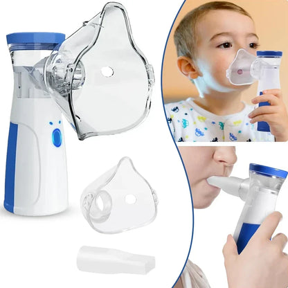 Portable Handheld Nebulizer Machine - Mini Portable Ultrasonic Quiet Nebulizer