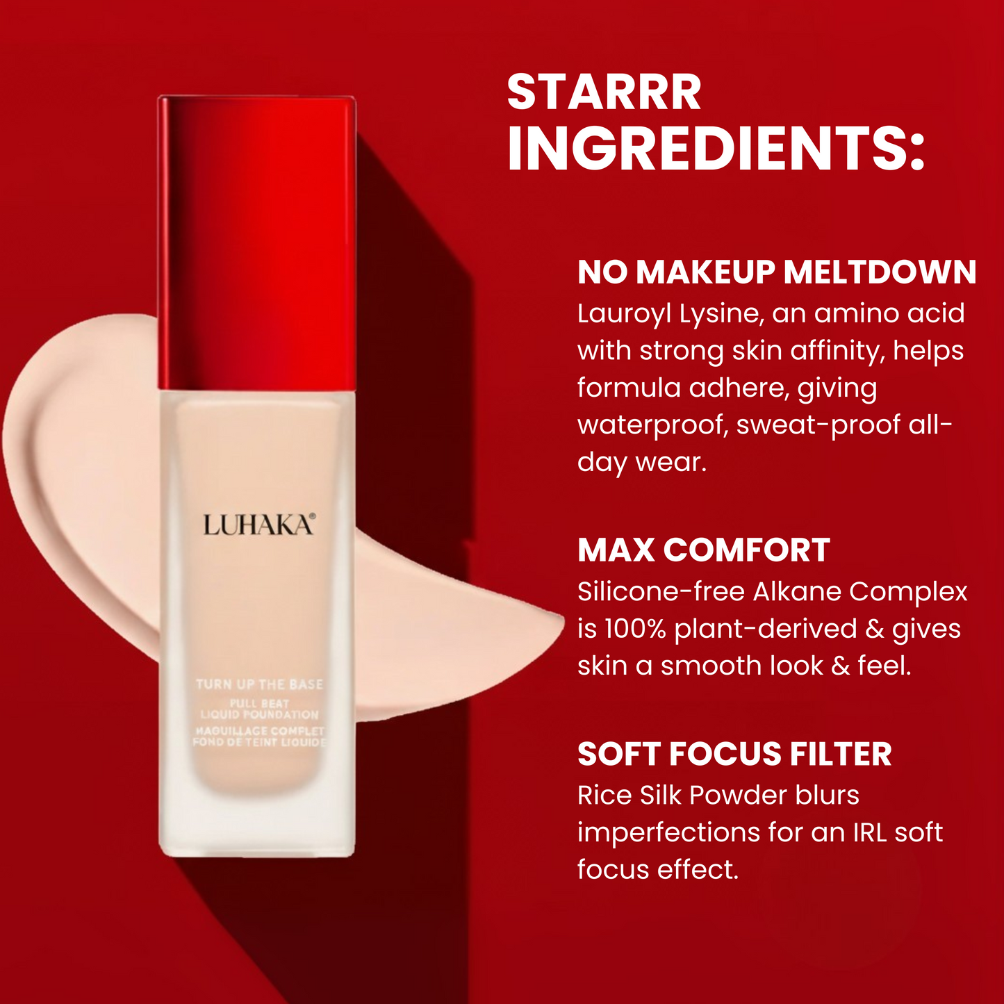 Luhaka® Turn Up the Base Full Beat Liquid Foundation