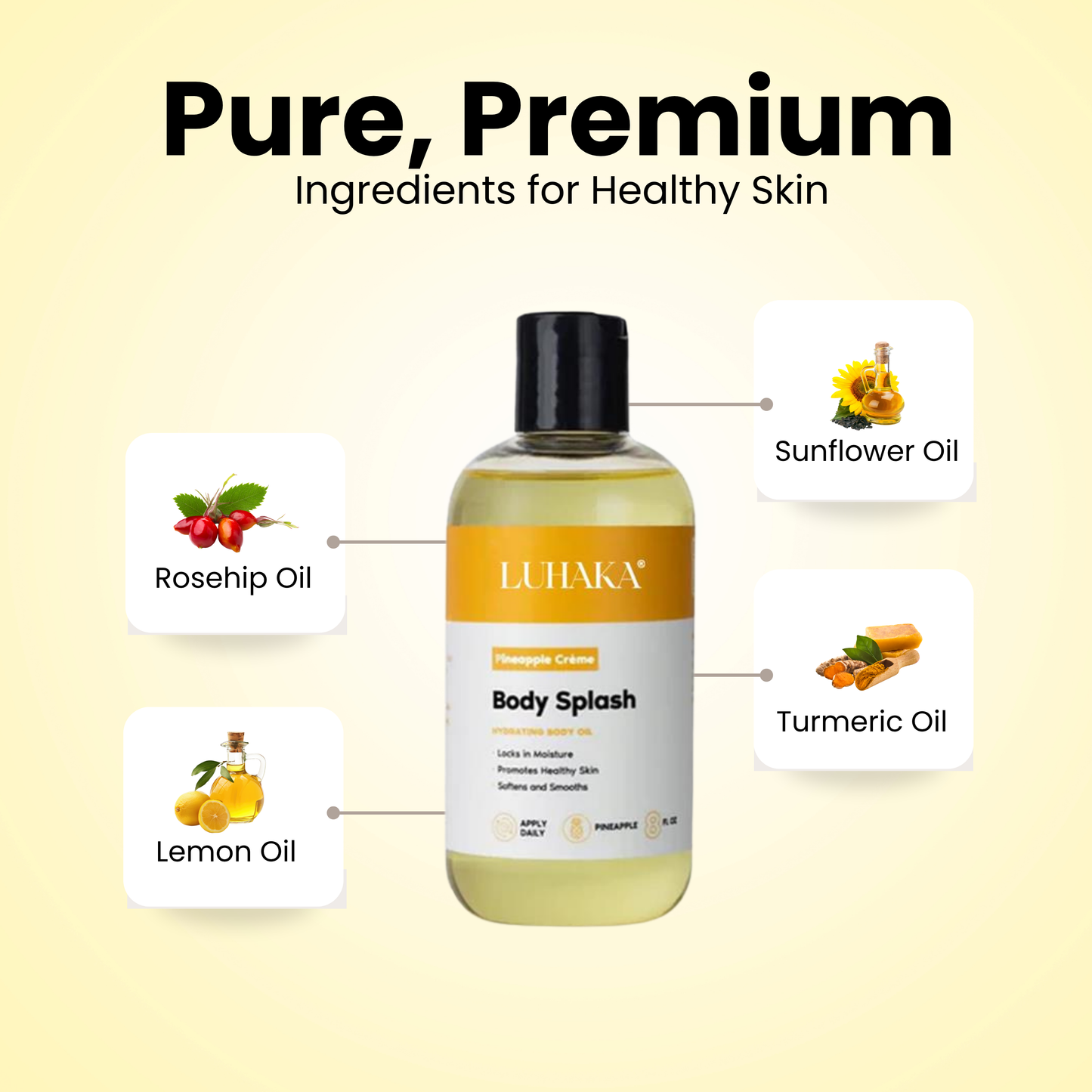 Luhaka® Body Splash - Skin Smoothing Body Oil