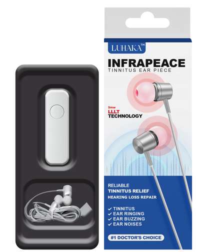 Anniversary Promotion🔥 LUHAKA™ Infrapeace ➤ Red Light Therapy Ear Plugs