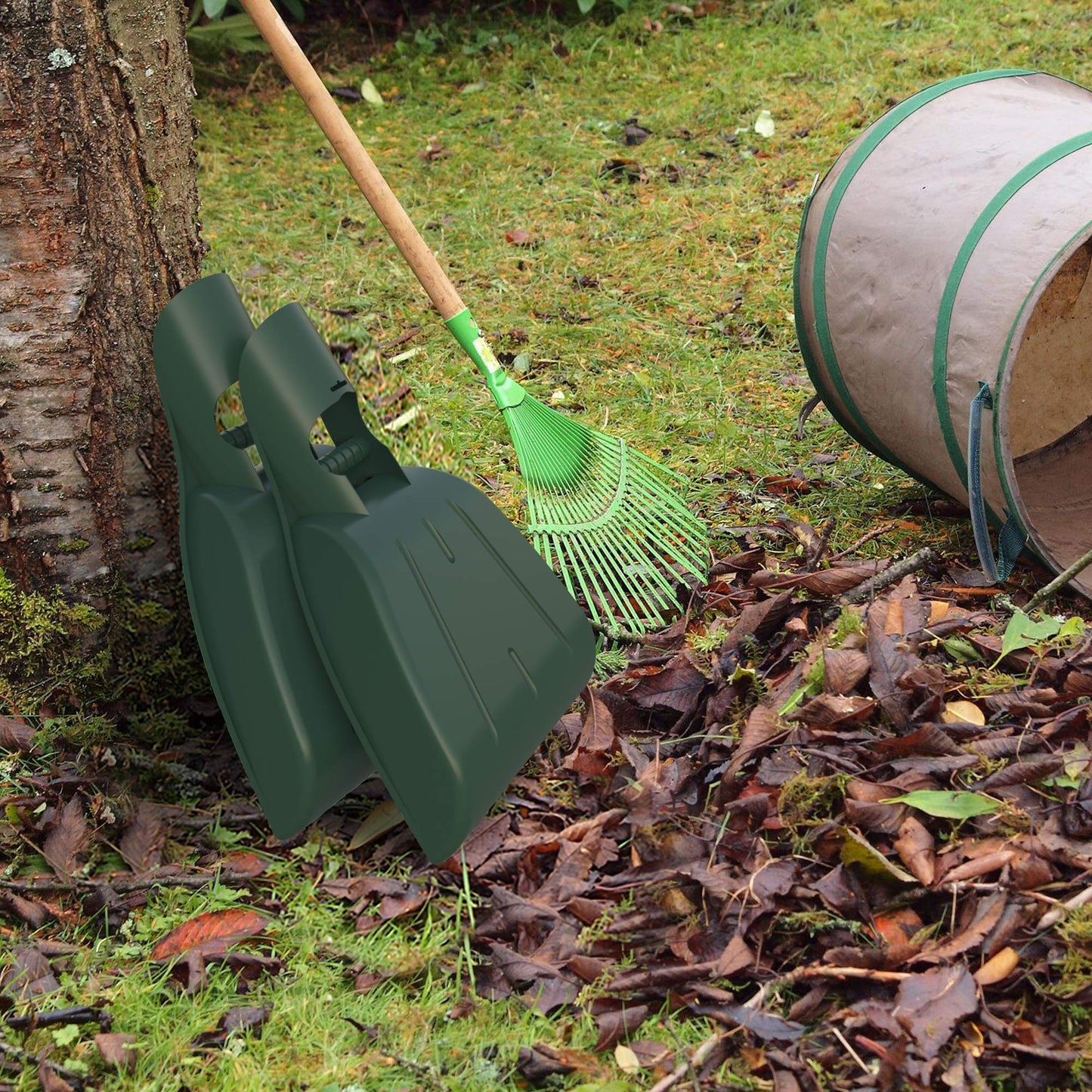 CZTICLE® Leaf Scoops Hand Rakes - Lightweight, Durable Grabber Tool