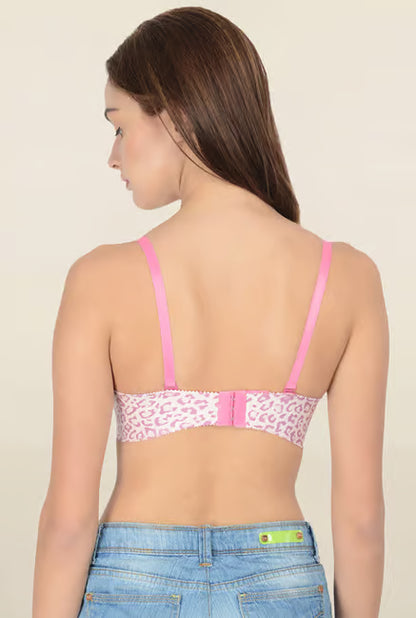 SFRCORD® Deep Cup Cheetah Print Minimizer Bra
