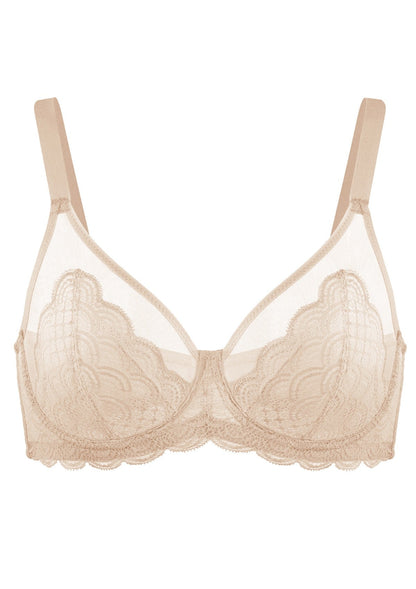 SFRCORD® Mermaid Scales Lace Unlined Bra
