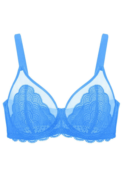 SFRCORD® Mermaid Scales Lace Unlined Bra