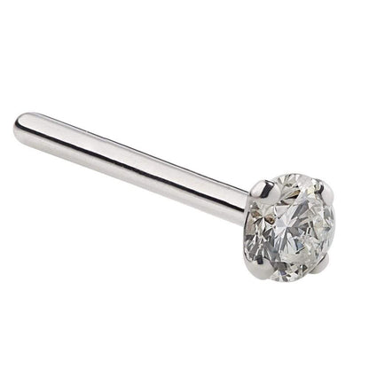 CILIFER® 2mm  Diamond Prong Nose Ring Stud