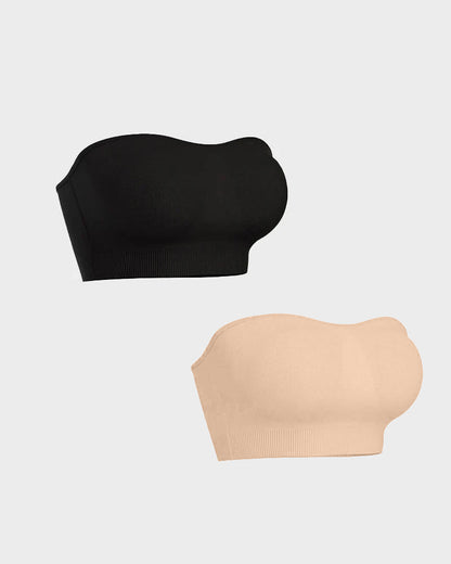 SFRCORD® Non-Slip Bandeau Seamless Wireless Strapless Bra