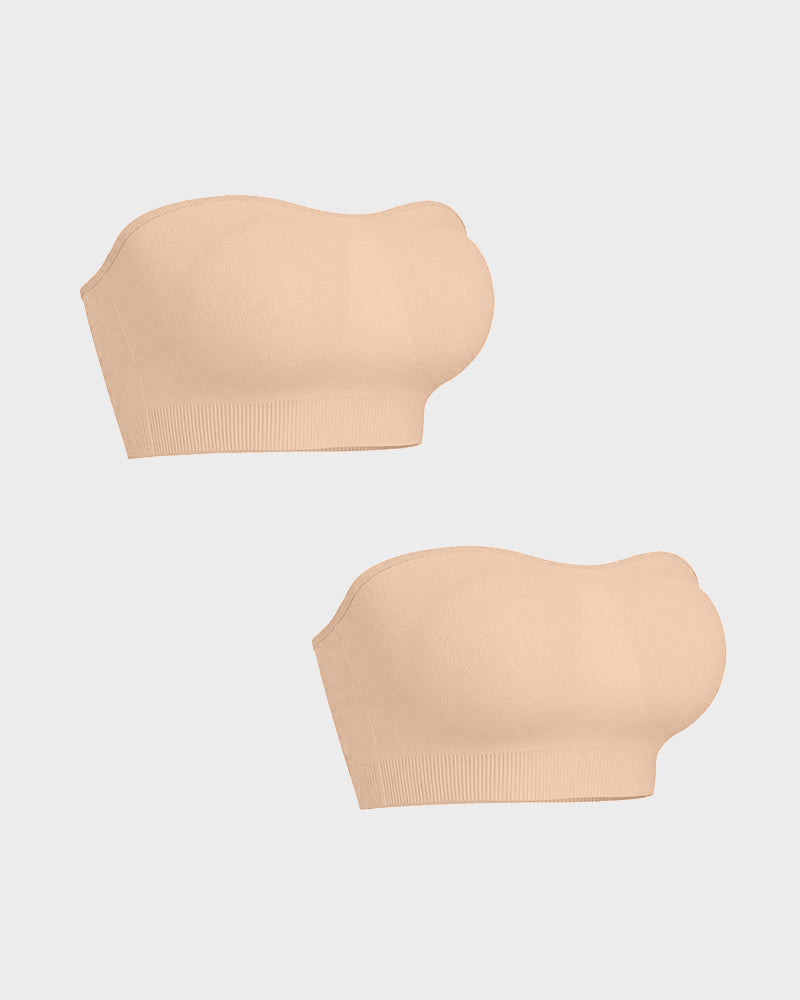 SFRCORD® Non-Slip Bandeau Seamless Wireless Strapless Bra