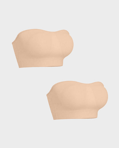 SFRCORD® Non-Slip Bandeau Seamless Wireless Strapless Bra