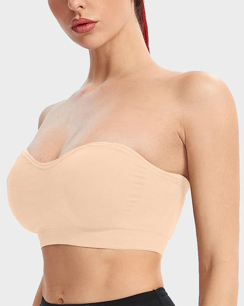 SFRCORD® Non-Slip Bandeau Seamless Wireless Strapless Bra