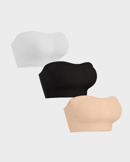 SFRCORD® Non-Slip Bandeau Seamless Wireless Strapless Bra