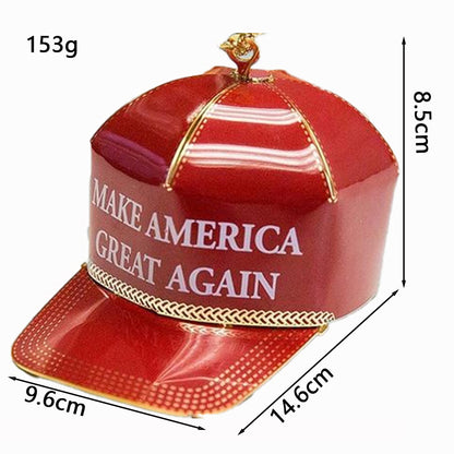 CILIFER® Make America Great Again Hat glass Ornament