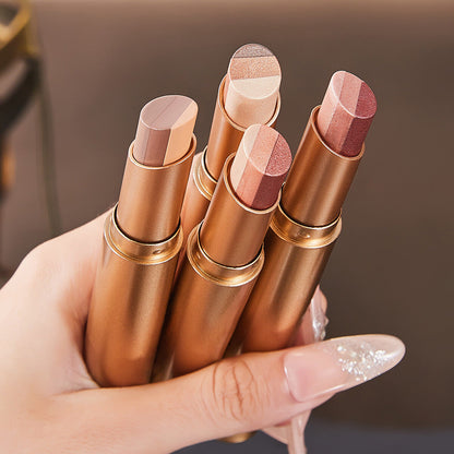 3 Color Eyeshadow Stick - One-Swipe Shimmer Glow For Effortless Eye Makeup