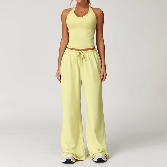 SFRCORD® Brushed Yoga Set - Quick-Dry Beautiful Back Camisole Sports Set