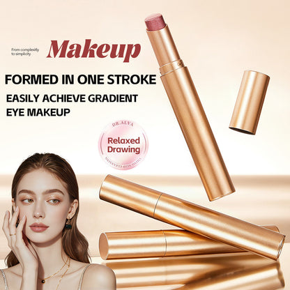 3 Color Eyeshadow Stick - One-Swipe Shimmer Glow For Effortless Eye Makeup