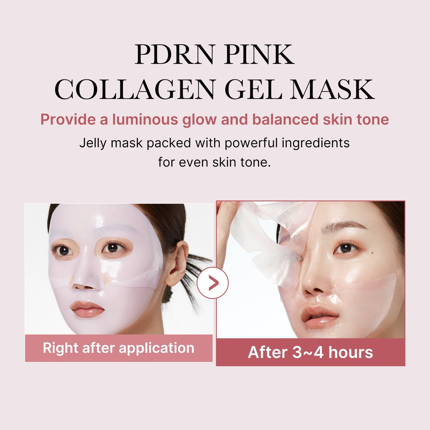 Luhaka® Salmon PDRN Pink Collagen Jelly Gel Mask