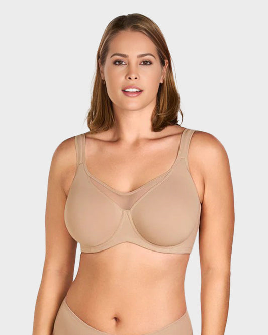 SFRCORD® Plus Size Cooling Full Coverage Minimizer Bra