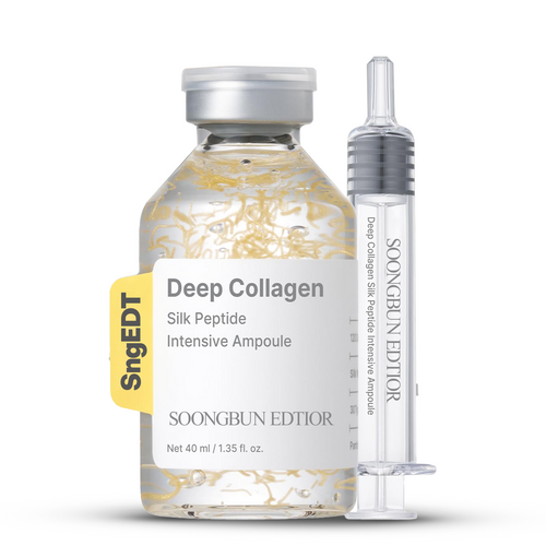 Silk Peptide Intensive Lifting Ampoule | Korean Anti-Aging Serum for Face with Collagen & 30 Peptide Complex | Skin Tightening & Firming (Botox Effect) | 72H Hydration
