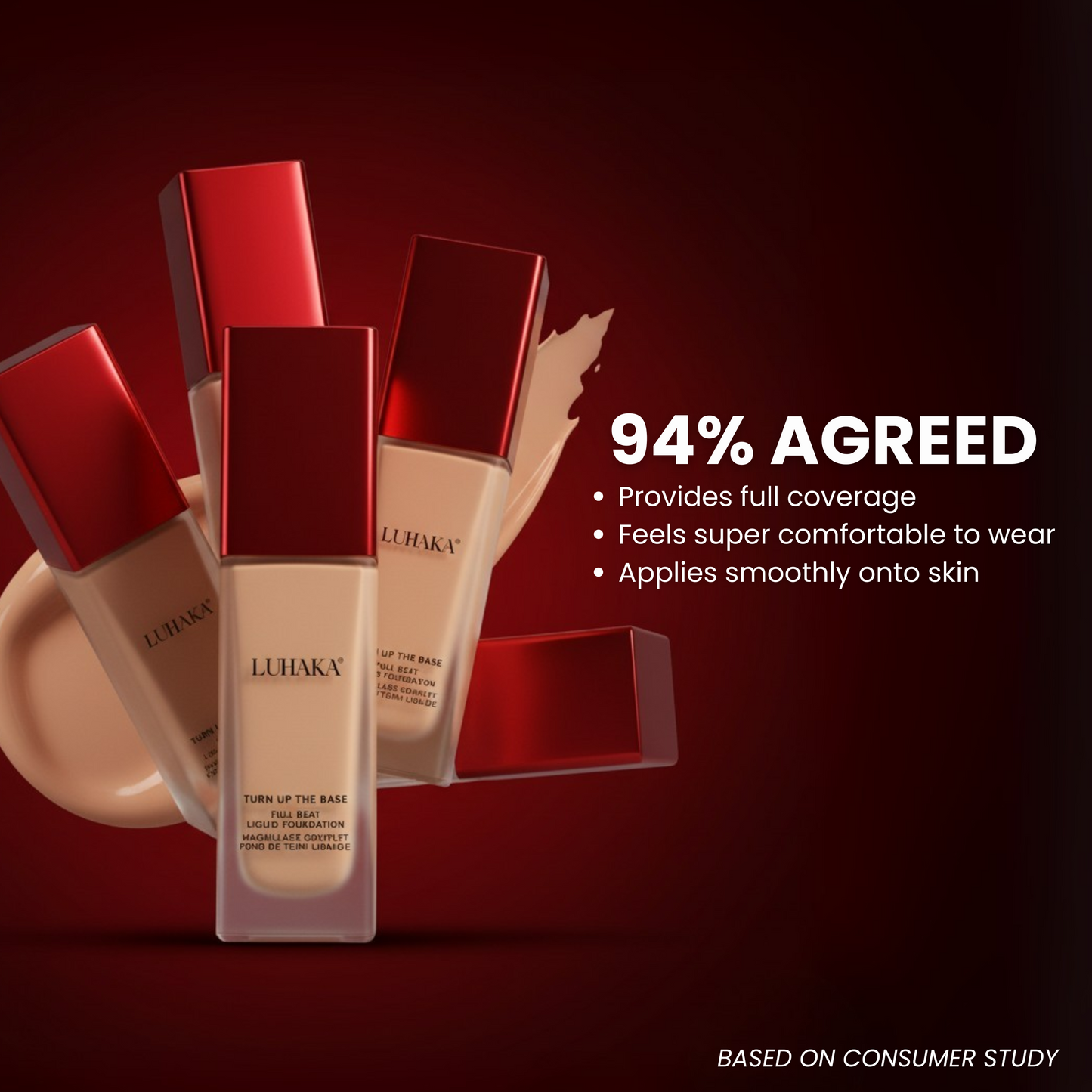 Luhaka® Turn Up the Base Full Beat Liquid Foundation