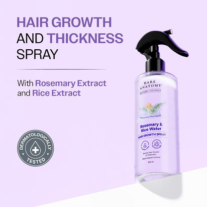 Rosemary & Rice Water Hair Growth Spray - 200 ml