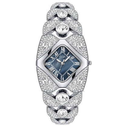 CILIFER® New Women Watch Light Luxury Brand Diamond Inlaid Bracelet Watches Waterproof Ladies Fashion Quartz Clock Wristwatch Gift