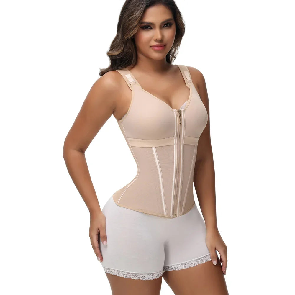 SFRCORD® Fajas Colombian Girdles Belt Waist Trainer High Compression Corset Shapewear Flat Belly Corset Waist Cincher Body Shaper