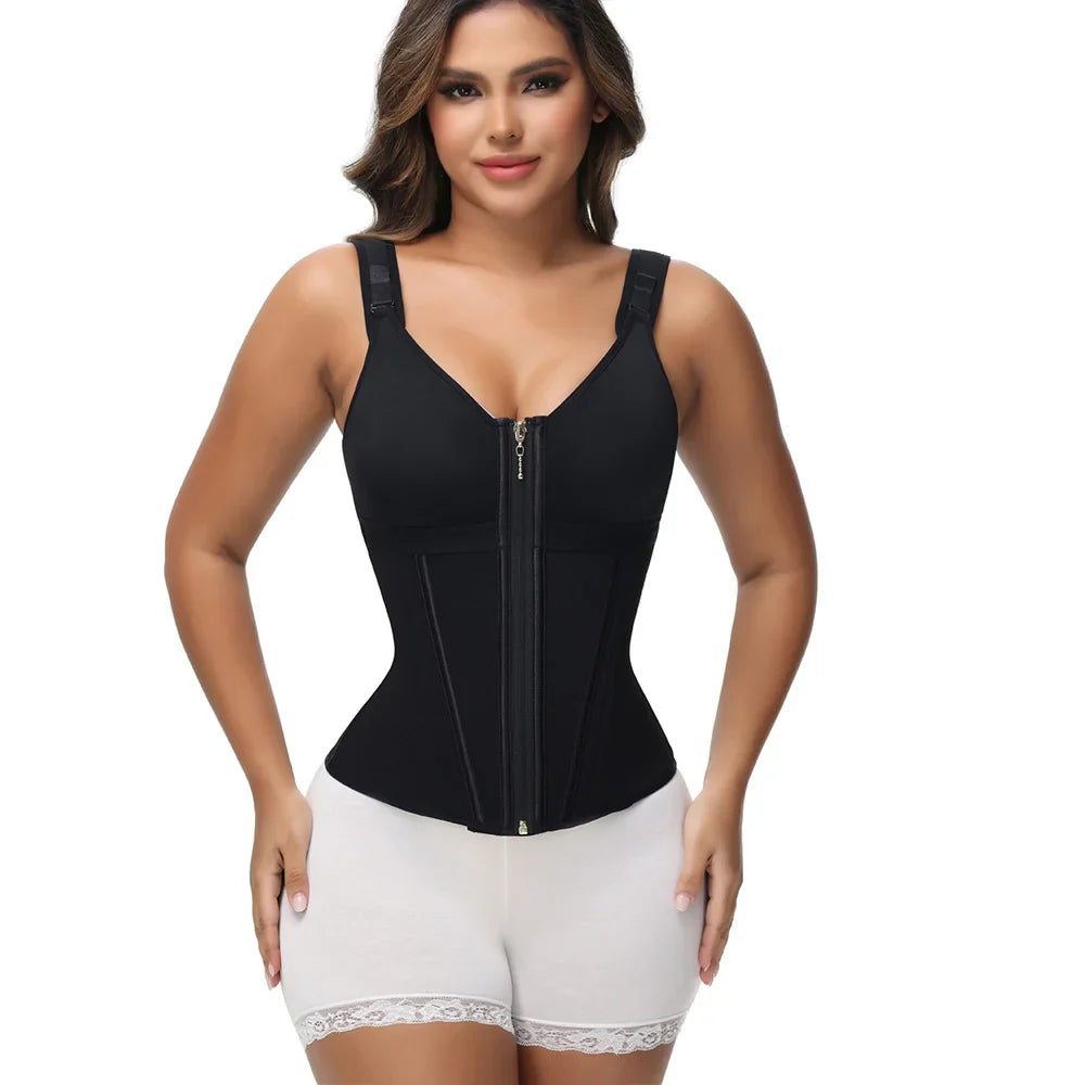 SFRCORD® Fajas Colombian Girdles Belt Waist Trainer High Compression Corset Shapewear Flat Belly Corset Waist Cincher Body Shaper